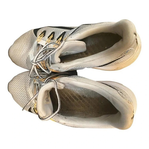 Nike Running Sneakers Mens 9.5 Athletic Lace Up White Black Walking Shoes - Picture 4 of 10